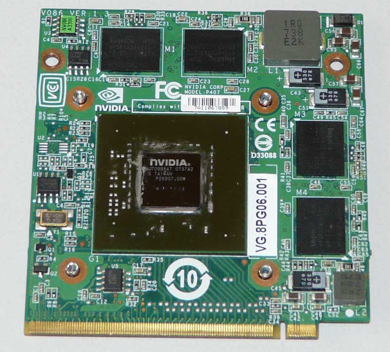 One C6500 Grafikkarte- Nvidia GeForce 8600M GT 512MB  - Afbeelding 1 van 1