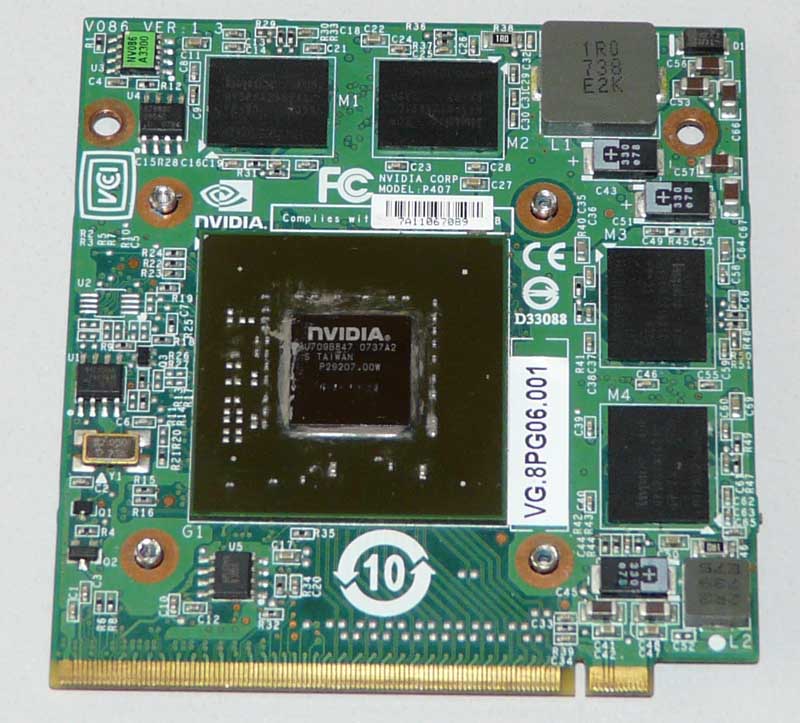 One C6500 Grafikkarte- Nvidia GeForce 8600M GT 512MB 